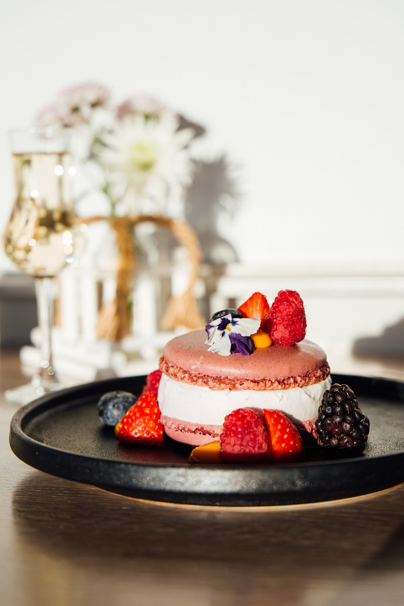 Plated dessert